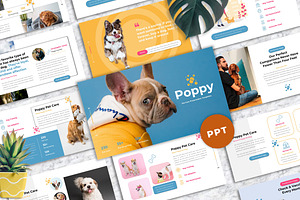 Poppy - Pet Care Powerpoint Template