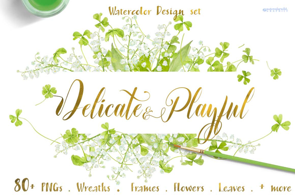 Delicate&Playful-for wedding suites, an Illustration by watercolorwild.graphics (Photo 1 of 9)