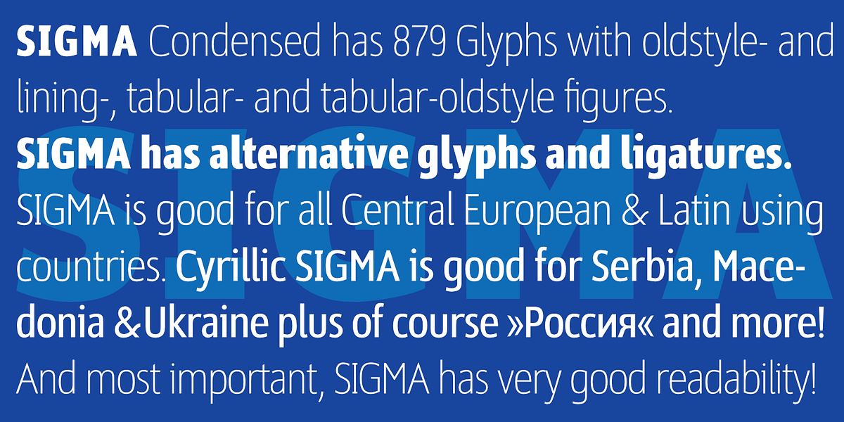 Sigma Condensed, a Sans Serif Font by Wiescher-Design (Photo 6 of 11)