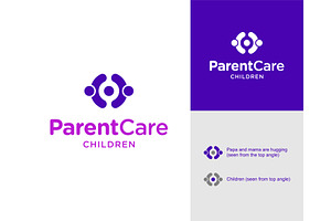 Parent Children Family Logo, a Branding & Logo Template by ika trisiana