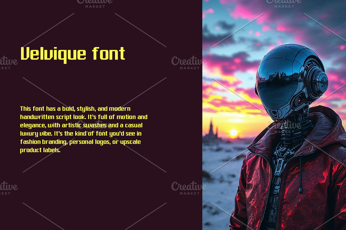 Velvique font-Regular-087-25, a Font by canve (Photo 2 of 2)