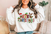 Merry Christmas Sublimation Png, a Seasonal Illustration by YA Design (Thumbnail 3 of 4)
