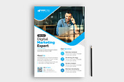 Corporate Business Flyer Template, a Flyer Template by GraphicsBurg (Thumbnail 2 of 3)