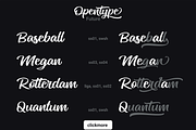 Mateo Script Fonts, a Script Font by RedyStudio (Thumbnail 3 of 10)