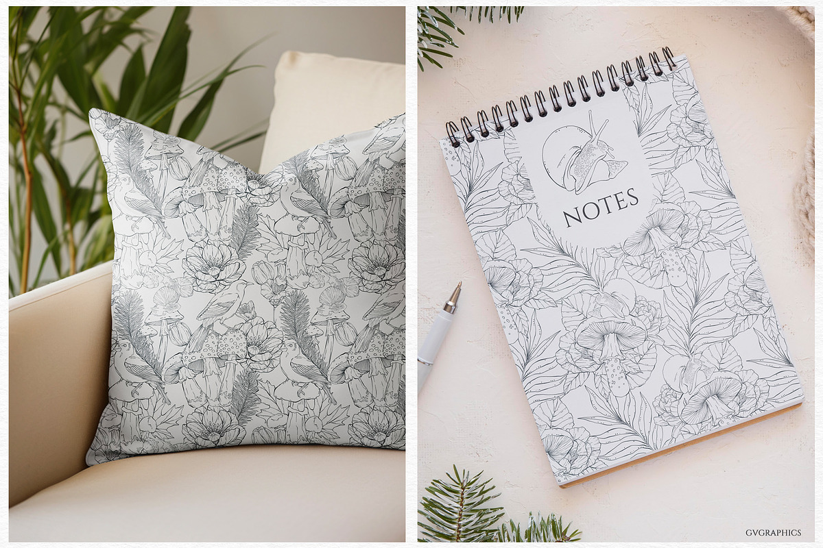 Delicate Autumn Collection, a Seasonal Illustration by GVGraphics (Photo 11 of 15)