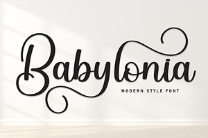 Babylonia Script Font