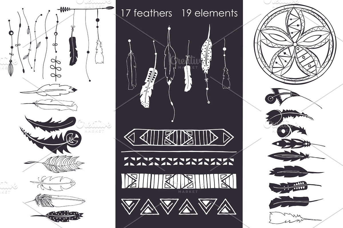 Boho style collection, an Object Graphic by KatiaZhe (Photo 3 of 7)