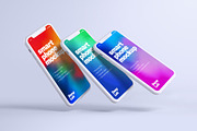 iPhone 11 Pro Clay Mockup Set, an iPhone Mockup by Deeplab (Thumbnail 9 of 25)