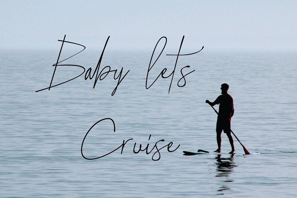 The Standing Still, a Script Font by Gittype (Photo 11 of 12)