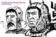 Procreate Samurai Ink Brushes, a Brush Add-On by Ink Gang Boss (Thumbnail 2 of 9)