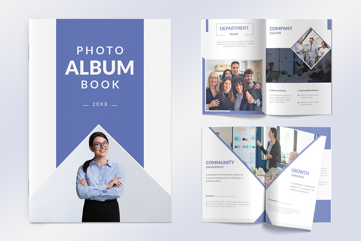 Corporate Yearbook Photo Album, a Brochure Template by graphypix (Photo 1 of 8)
