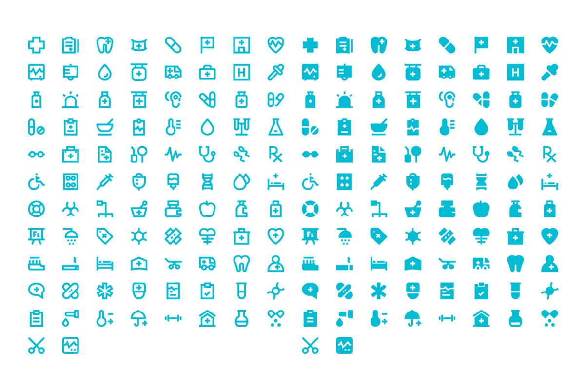 Medical and Health Material Icons, a Solid Icon by Creative Stall (Photo 2 of 5)
