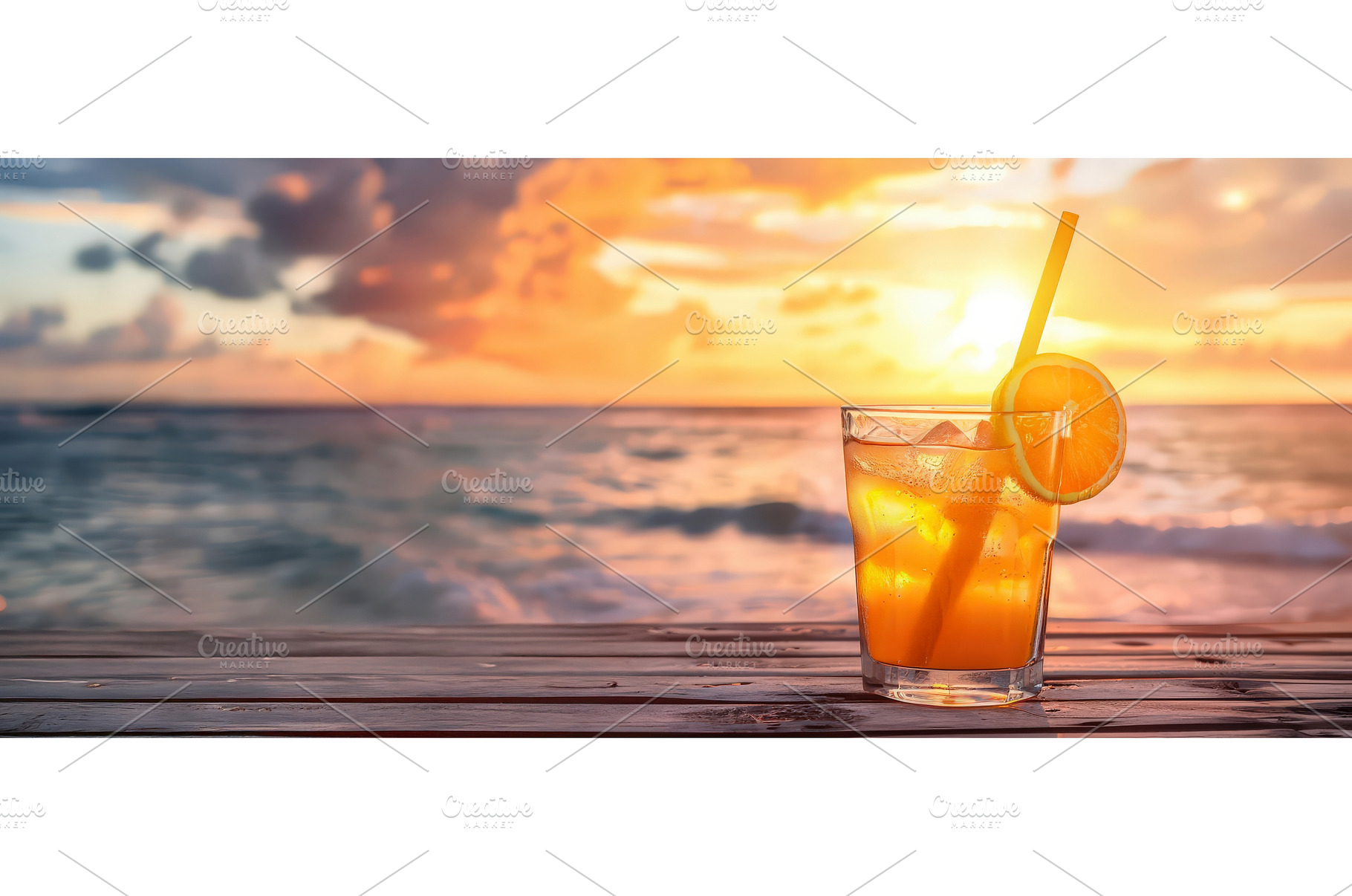 Refreshing cocktail with orange, a Food & Drink Photo by piter.goskov