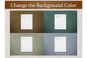 Paper Poster Mockup Kit, a Product Mockup by MockupsBox (Thumbnail 7 of 8)