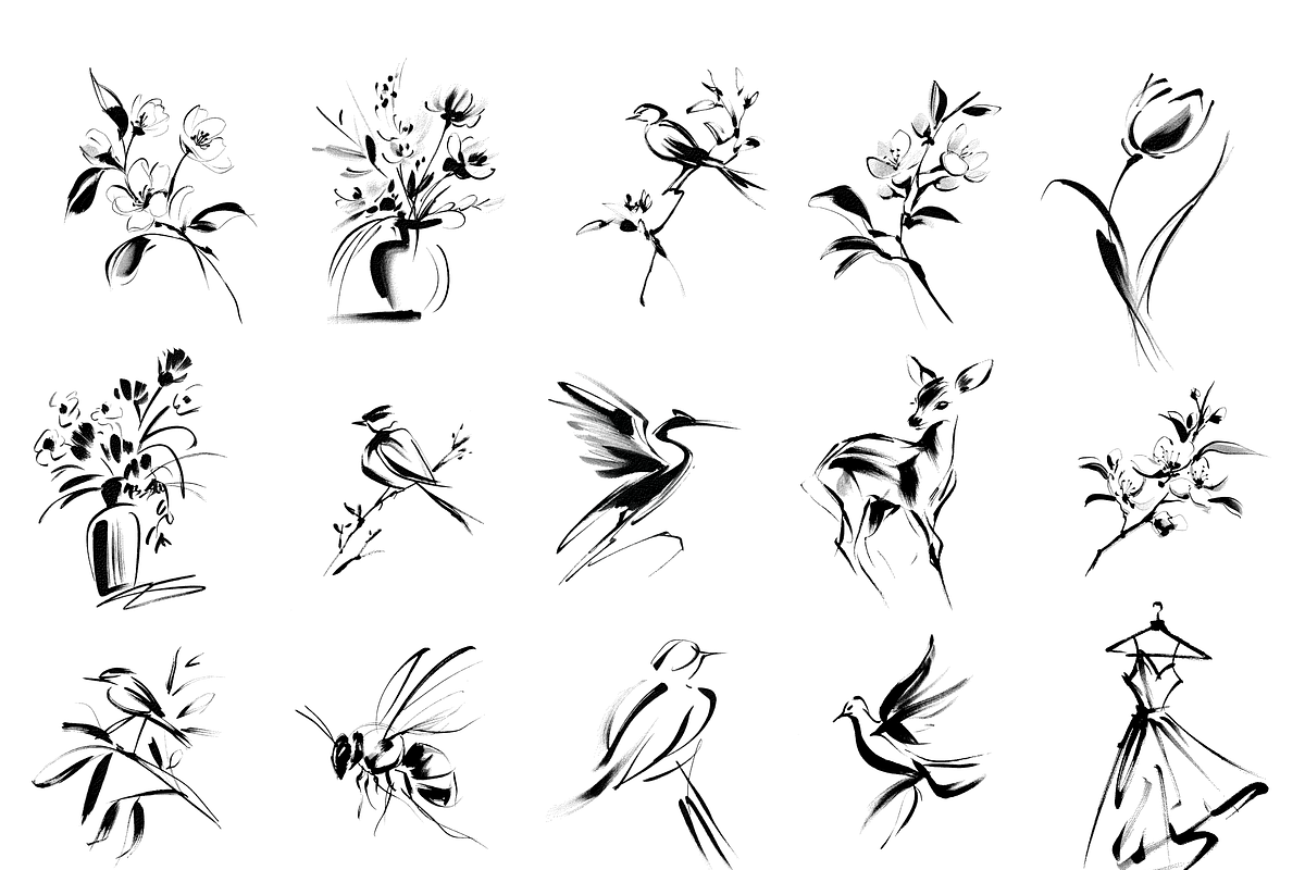 Pixel Spring: 120 Elements Pack, a Decorative Illustration by Veyla (Photo 7 of 16)