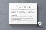 Minimalist Recipe Card Template, a Card Template by OrganizationOasisRo (Thumbnail 2 of 10)