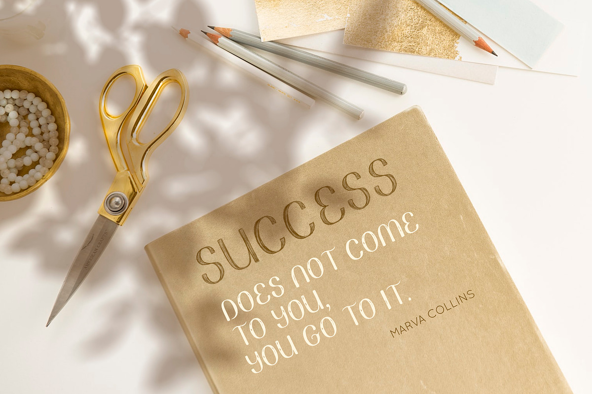 School SVG & solid vector font preview 6