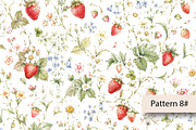 Strawberry Seamless Pattern, a Pattern Graphic by Villa 11 Estudio (Thumbnail 9 of 13)