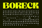 Boreck Display, a Sans Serif Font by Foxtype (Thumbnail 3 of 5)