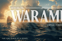 Waramugi- Vintage Condensed Typeface