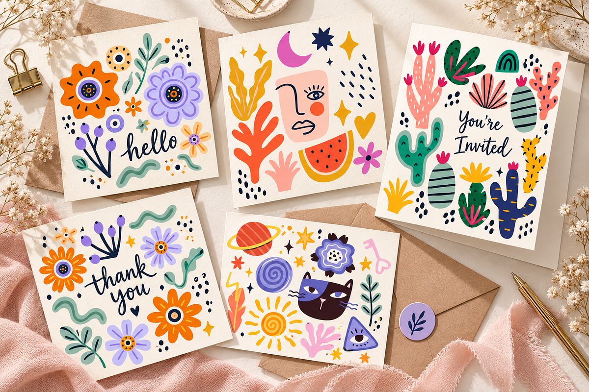 Boho Hand Drawn Clipart Bundle, a Decorative Illustration by Anna Studio (Photo 3 of 12)