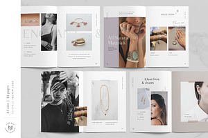 A5 Jewelry Fashion Lookbook Catalog