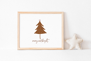 Modern Christmas Trees Illustrations