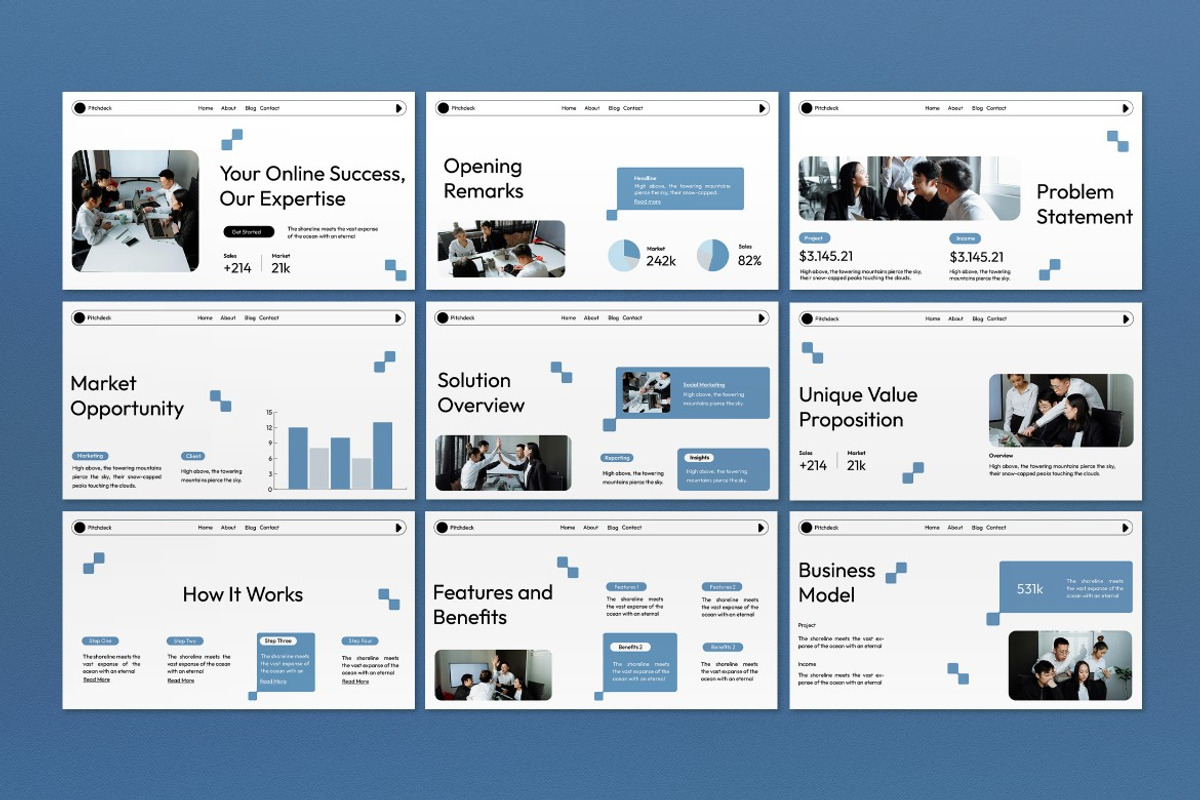 Online Store Manager Google Slide, a Presentation Template by graphicook (Photo 2 of 5)