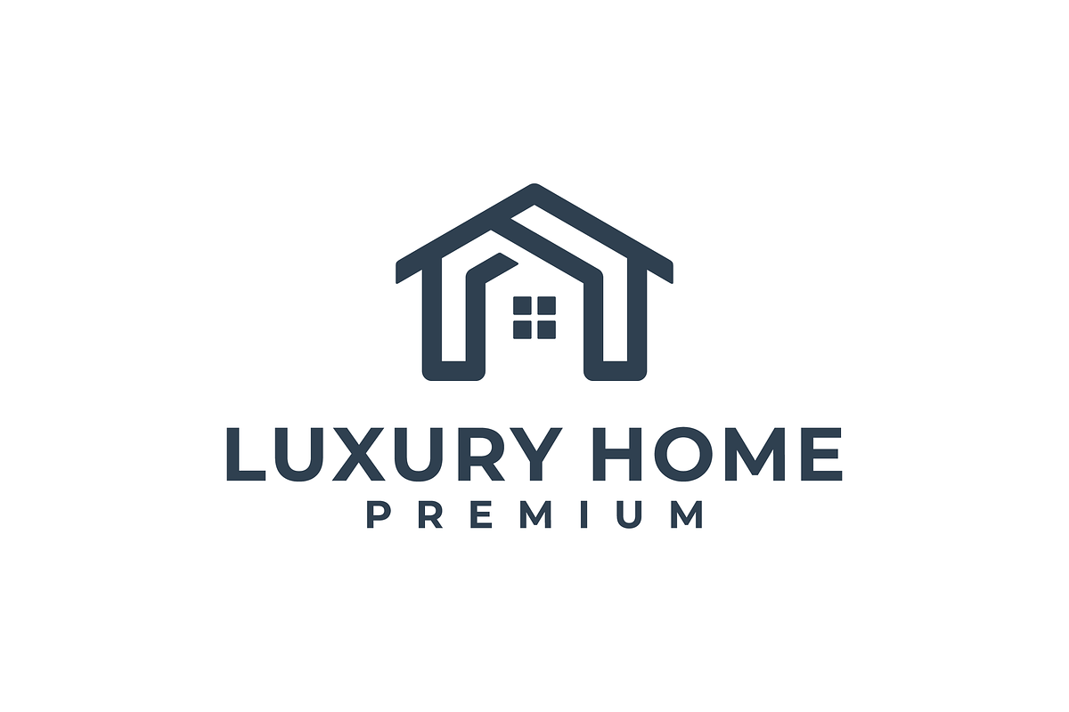 luxury home logo design vector, a Branding & Logo Template by mouze_art (Photo 4 of 4)