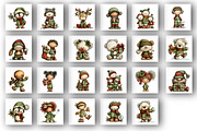 Whimsical christmas clipart, an Illustration by Designworld (Thumbnail 4 of 6)