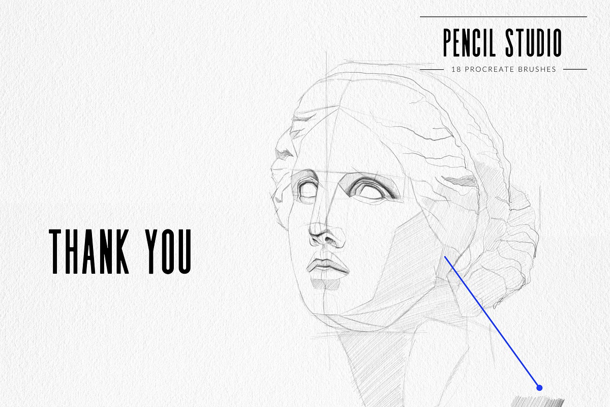 Pencil Studio - Procreate Brushes, a Brush Add-On by AMStudio. (Photo 6 of 6)