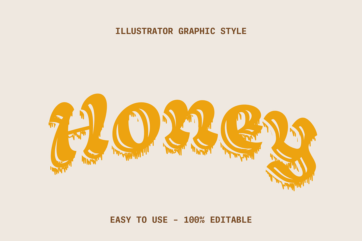 Drippy Honey Text Effect