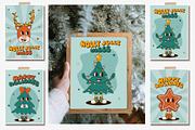 Merry Groovy Christmas Collection, a Seasonal Illustration by Alla's Creations (Thumbnail 10 of 13)