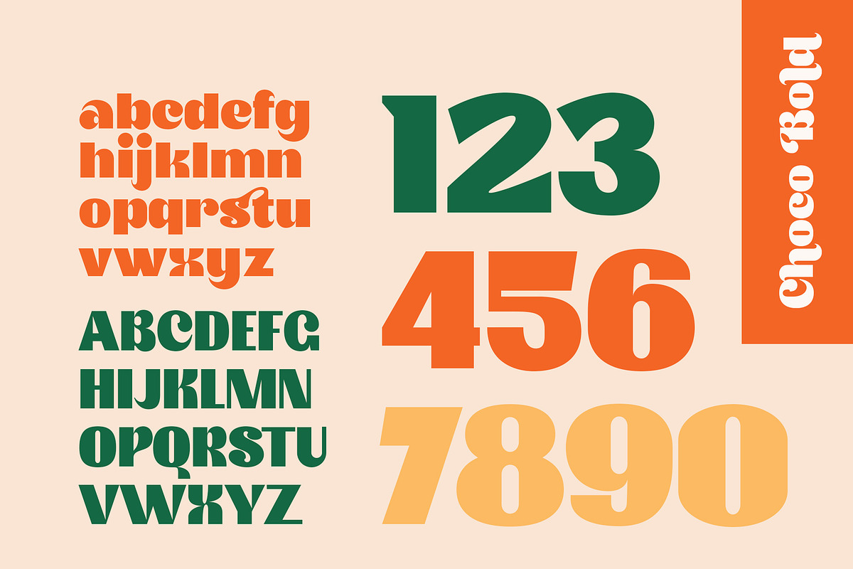 Choco Bold - Decorative Typeface, a Serif Font by Ardyanatypes (Photo 11 of 12)