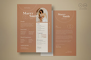 Aesthetic Resume, a Resume Template by graphicook (Thumbnail 1 of 3)