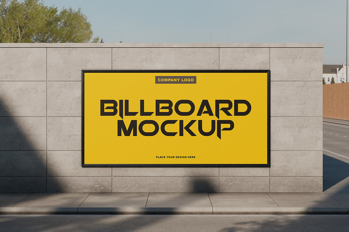 Billboard Mockup, an Advertising Mockup by mockupbuys (Photo 46 of 82)