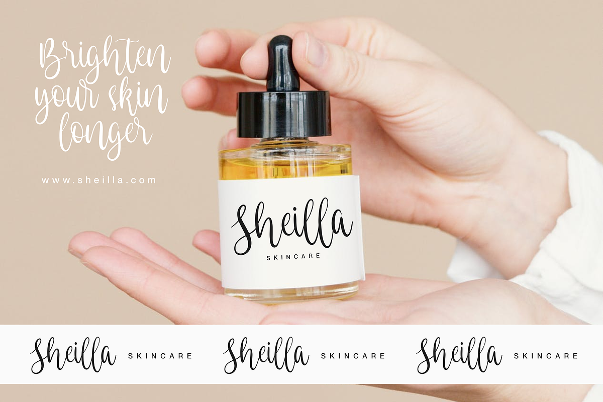 Eastlovely Bouncy Calligraphy Font, a Script Font by Allouse Studio (Photo 7 of 10)
