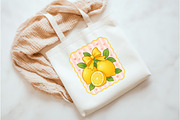 Preppy Lemon Summer Vibes PNG, an Illustration by Watercolor design (Thumbnail 3 of 3)