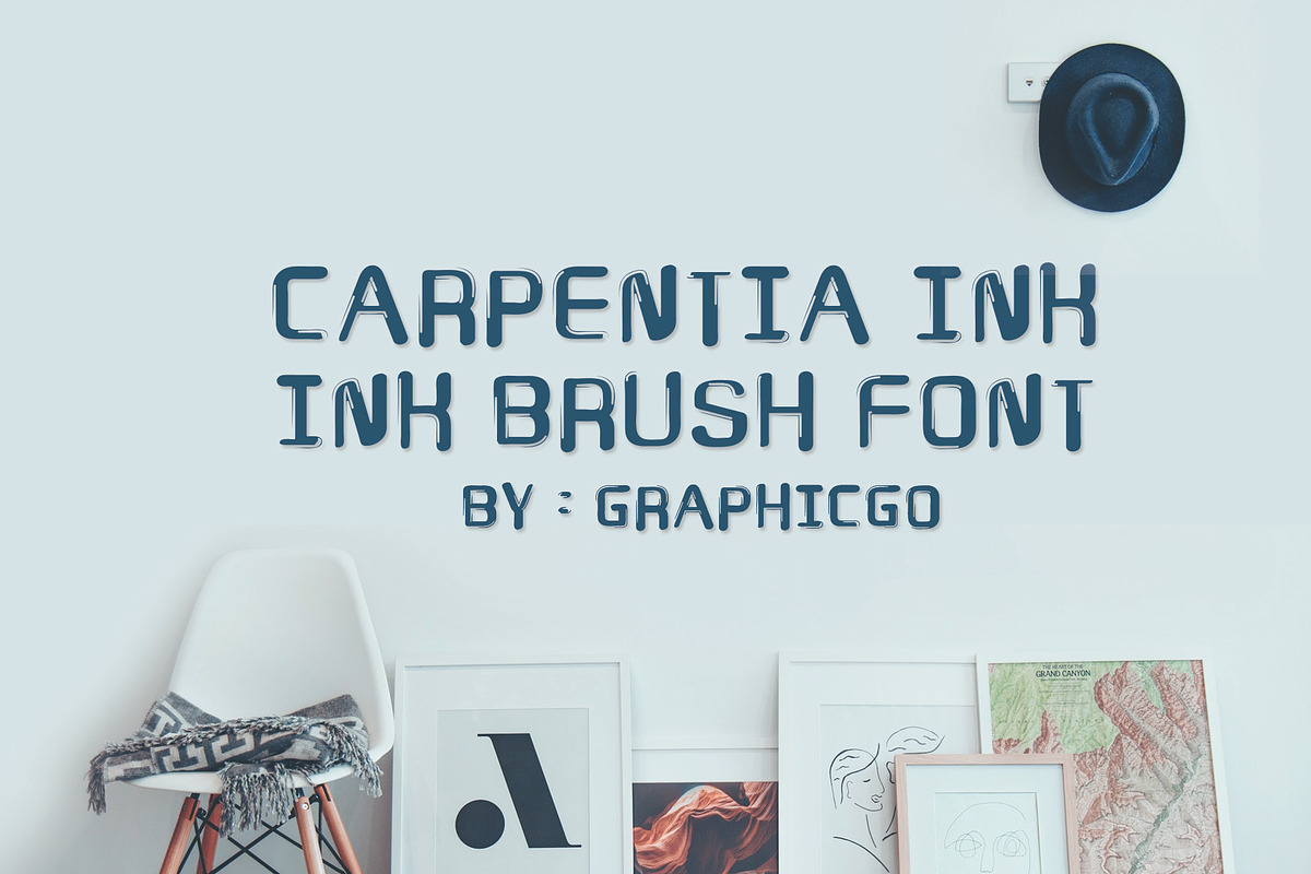 Carpentia Ink Brush Font