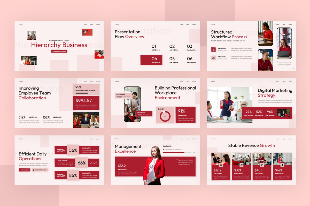 Hierarchy Business Keynote, a Presentation Template by Loin Studio (Photo 3 of 4)