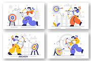10 Archery Sport Illustration, a Sport Illustration by denayunebgt (Thumbnail 2 of 4)