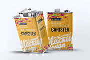 Tin Rectangular Canister Mock-Up, a Packaging Mockup by DesignRushMarket (Thumbnail 5 of 8)