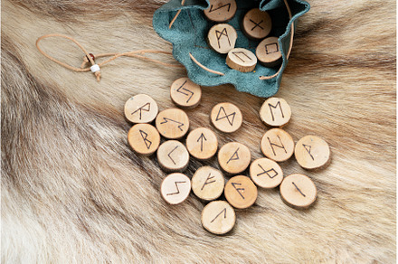 Handmade runes for fortunetelling, an Architecture Photo by Neirfy