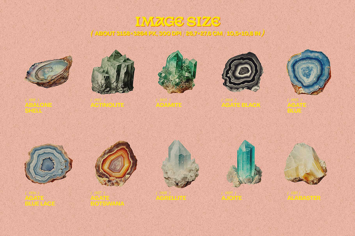 Gemstones and Crystals, an Object Illustration by AI Crafted Magnolia (Photo 5 of 16)