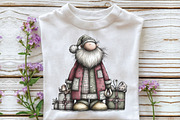 Quirky Whimsical Santa Clipart, an Illustration by CraftArtStudio (Thumbnail 5 of 6)