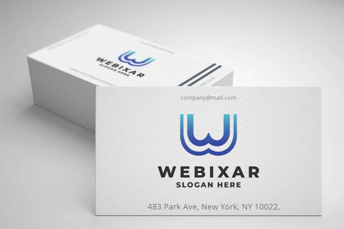 Web Digital Letter W Logo, a Branding & Logo Template by Design_Planet (Photo 3 of 3)