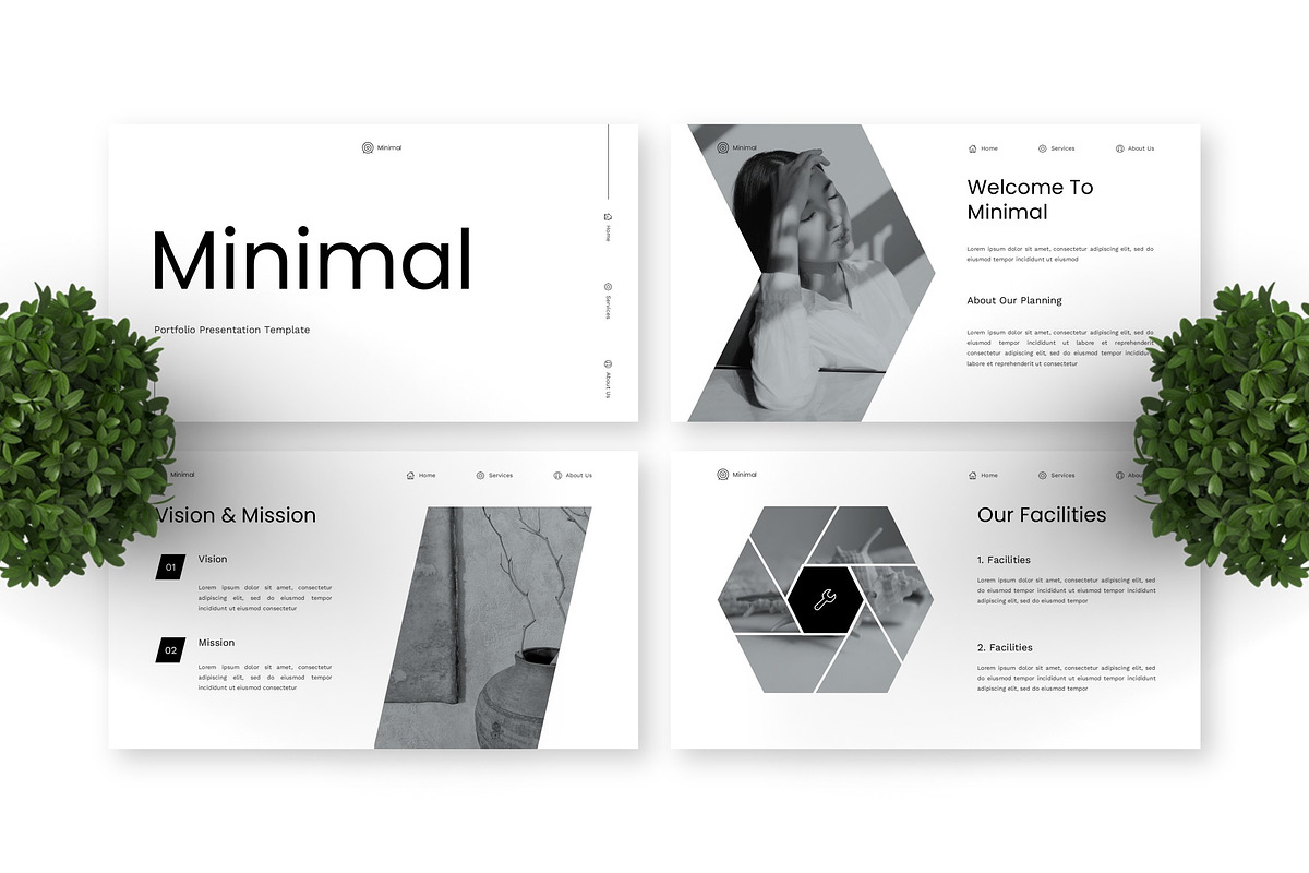 Minimal - Portfolio Google Slide, a Presentation Template by Deepslide Studio (Photo 3 of 4)
