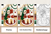 Christmas Color By Number, an Illustration by Thursdaypaper (Thumbnail 5 of 5)