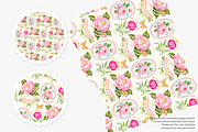 grandmillennial seamless pattern, a Pattern Graphic by Pink Studio Art (Thumbnail 2 of 4)