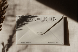 Sienna 10 : Pampas Envelope Mockup